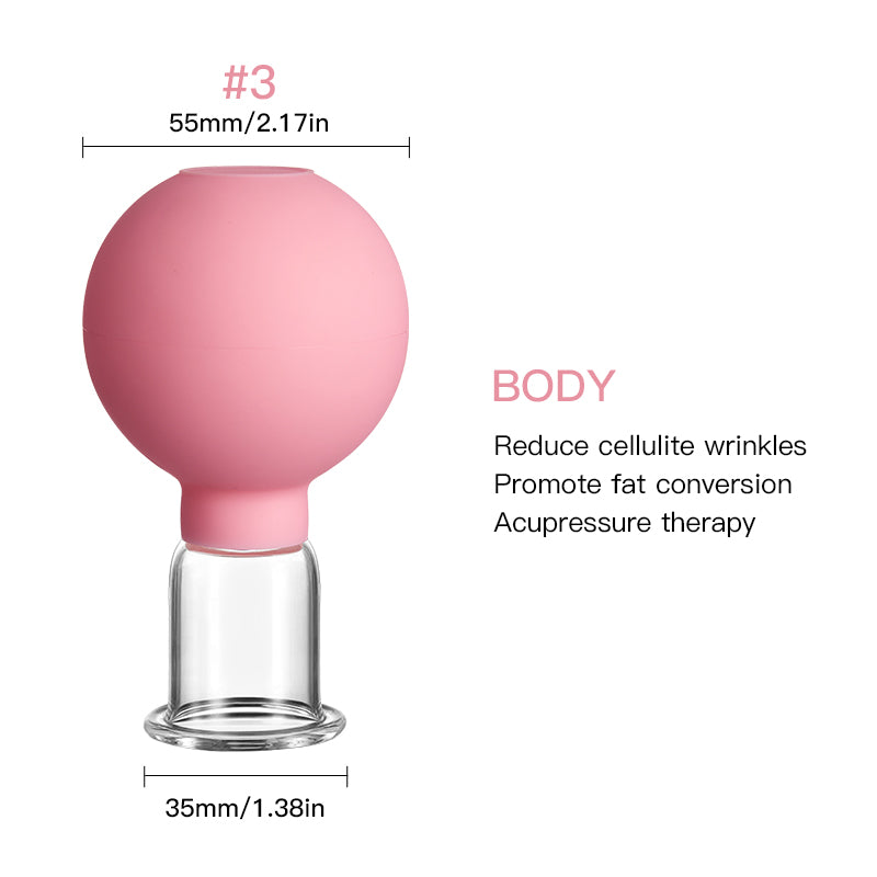 Plastic Cup Cupping Suction Ball Simple Portable Household Cupping Set Cupping Accessories