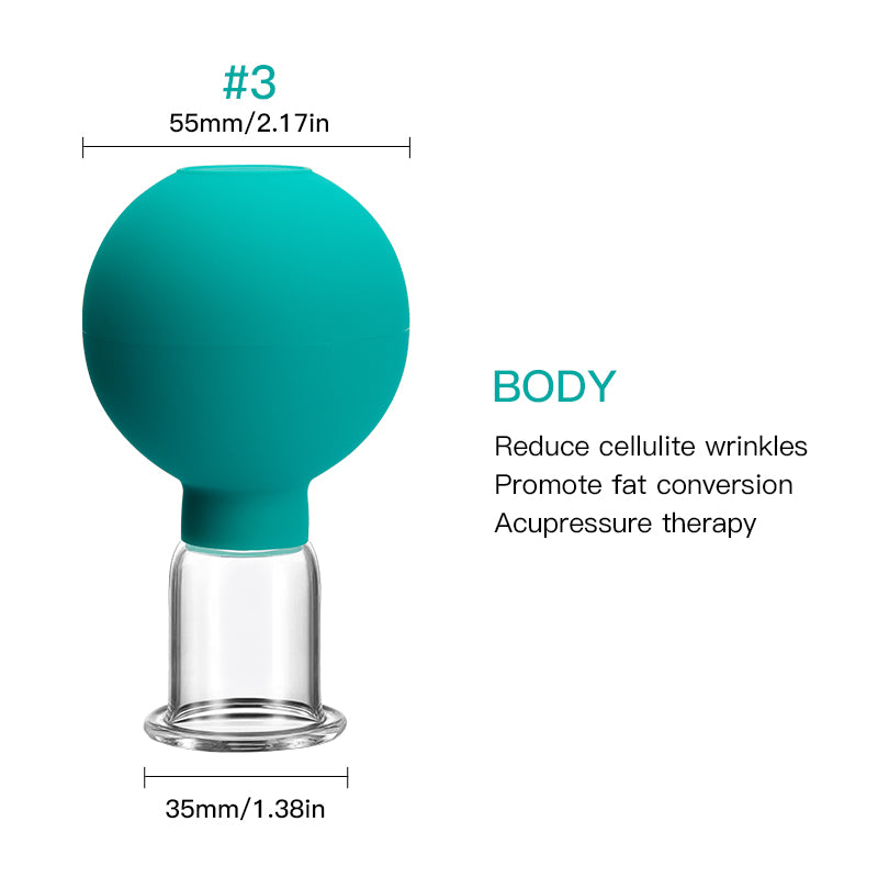 Plastic Cup Cupping Suction Ball Simple Portable Household Cupping Set Cupping Accessories
