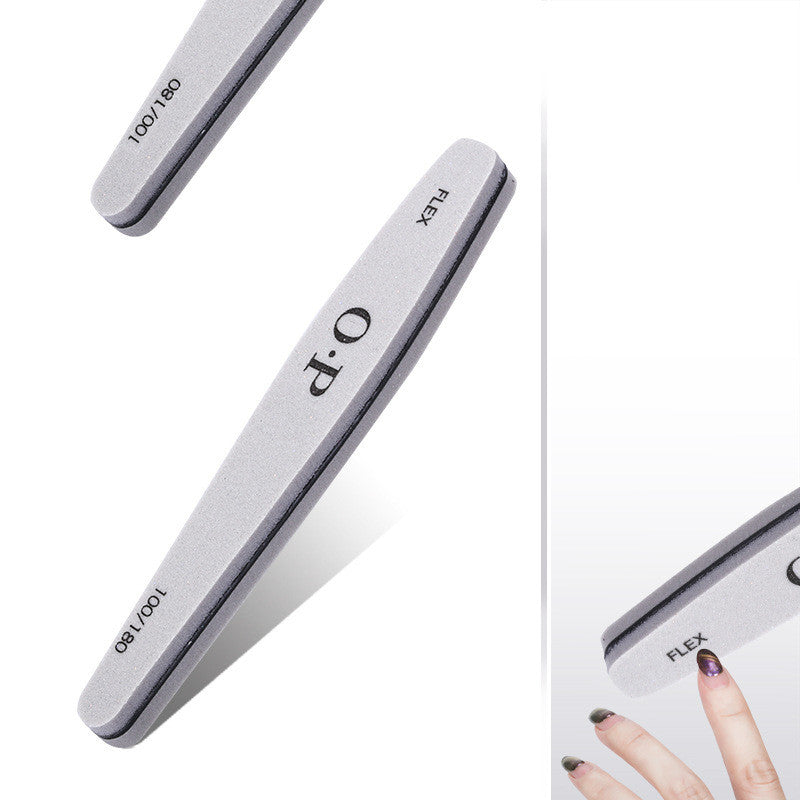 Green Waterproof Nail File Diamond Double-Sided Polishing Strip