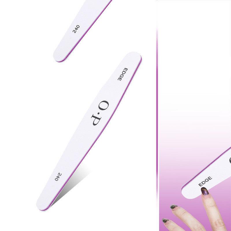 Green Waterproof Nail File Diamond Double-Sided Polishing Strip