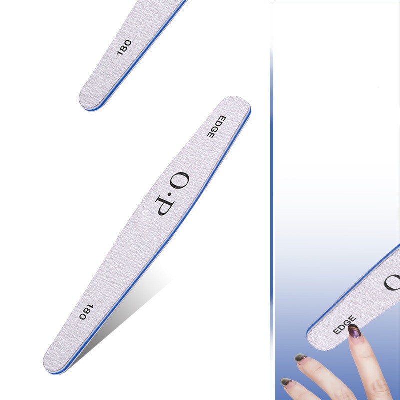 Green Waterproof Nail File Diamond Double-Sided Polishing Strip