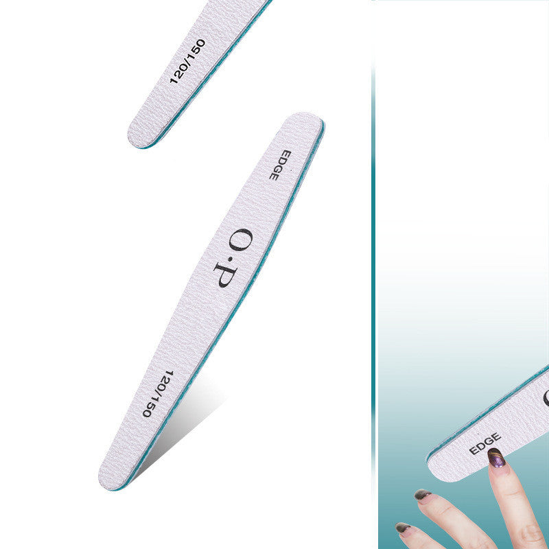 Green Waterproof Nail File Diamond Double-Sided Polishing Strip