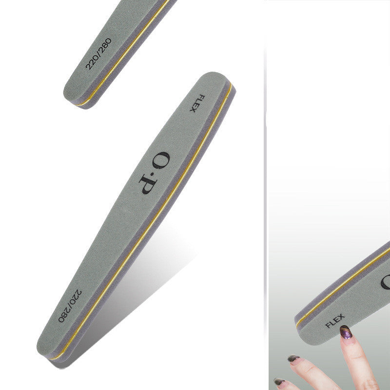 Green Waterproof Nail File Diamond Double-Sided Polishing Strip