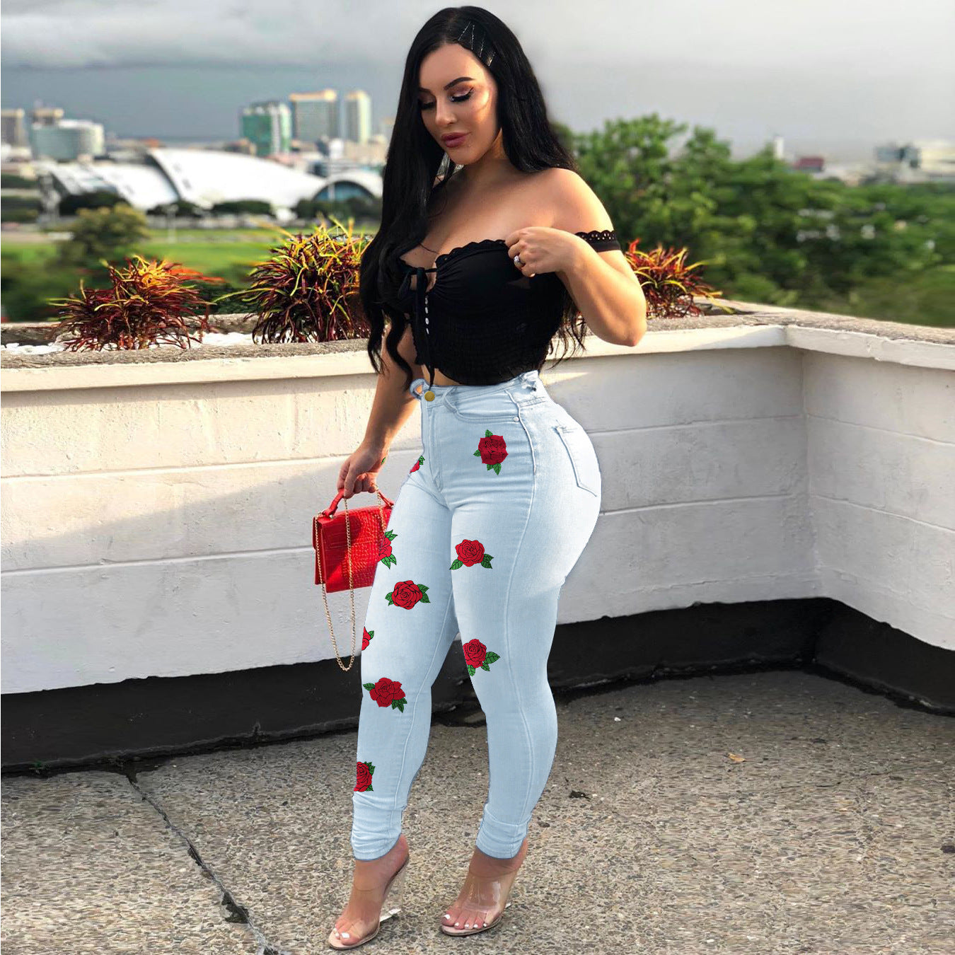 Women'S Jeans Feet Pants Foreign Trade Women'S Jeans Women'S Clothing