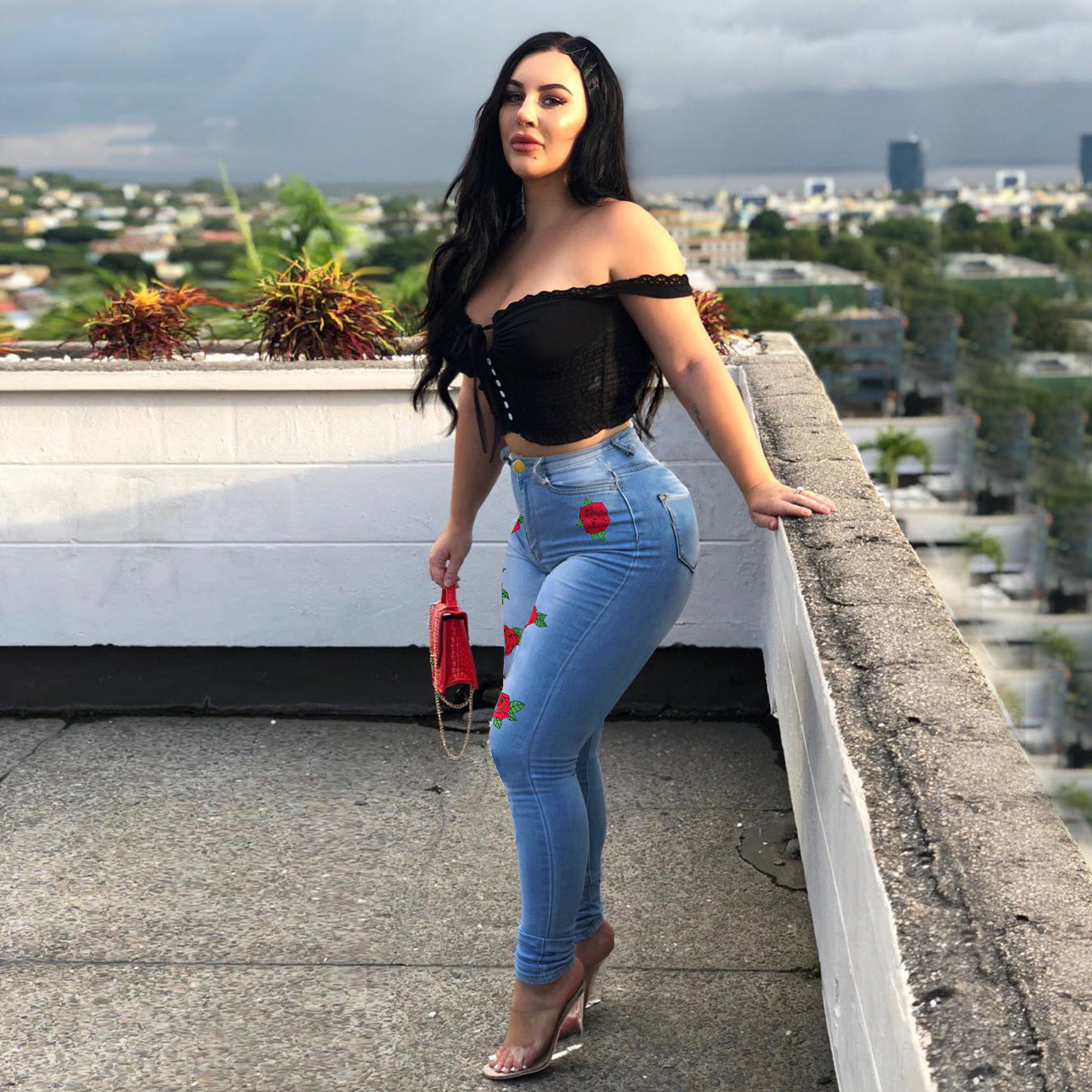 Women'S Jeans Feet Pants Foreign Trade Women'S Jeans Women'S Clothing
