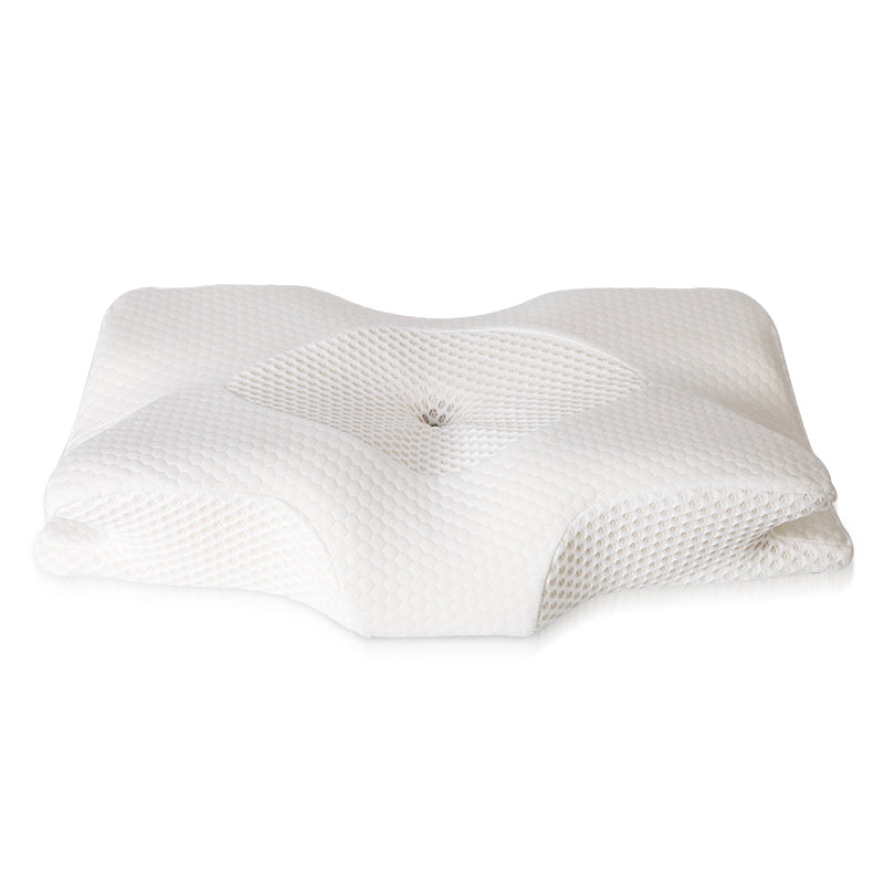 Slow Rebound Memory Cotton Pillow Protect Cervical Vertebra Ox Horn Pillow Health Care Single Sleeping Pillow Core