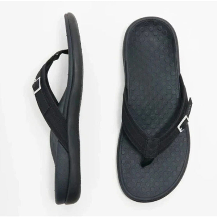 Large Size Light Flat Heel Leisure Low Heel Beach Women'S Herringbone Slippers In Stock