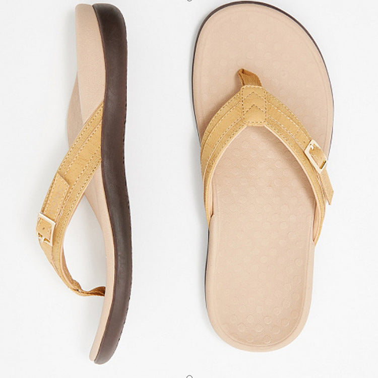 Large Size Light Flat Heel Leisure Low Heel Beach Women'S Herringbone Slippers In Stock