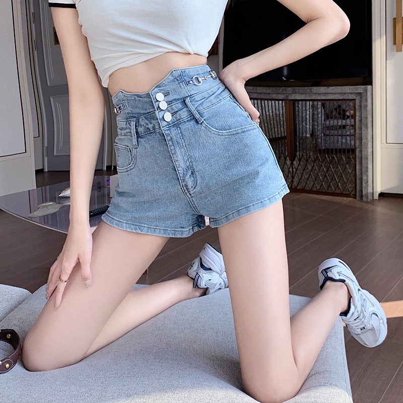 High Waist Women'S Jeans Are Loose And Slim