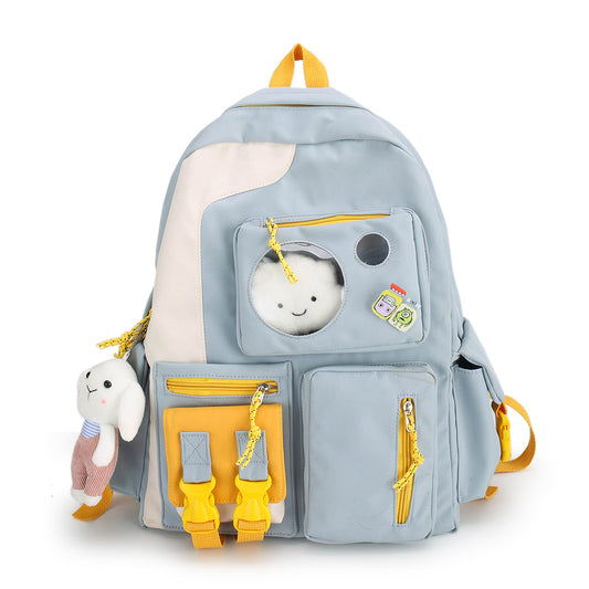 New Trend Personality Outdoor Color Backpack Leisure