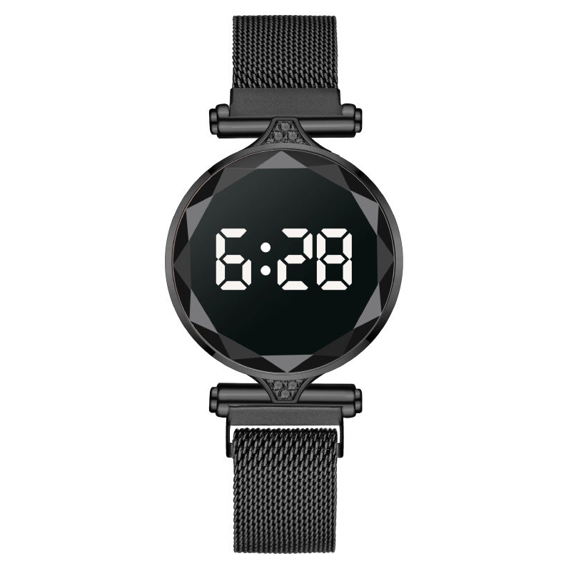 Led White Light Magnetic Electronic Watch
