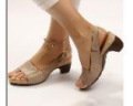 Summer New Style Fish Mouth Buckle Thick Heel Large Size Fashion Sandals
