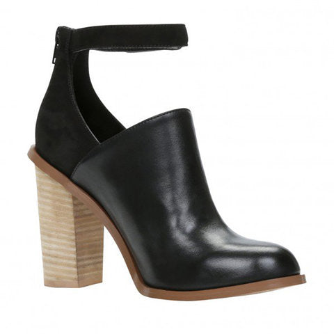 Chunky Heel Round Toe Baotou Fashion British Shoes
