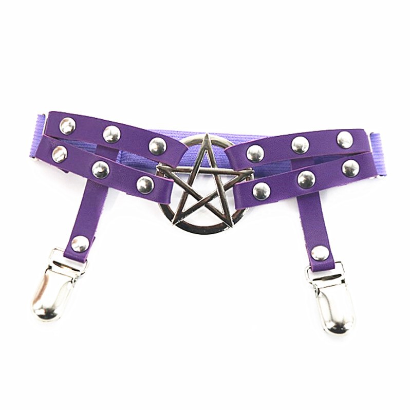 Five-star Leg Ring Garter Belt Jewelry Versatile, Couple Hip-hop Trend