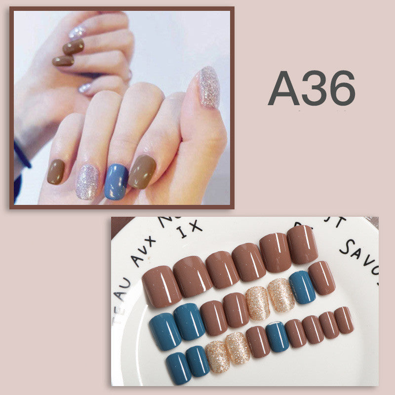 Wearable Manicure Wearable Removable 24 Pieces