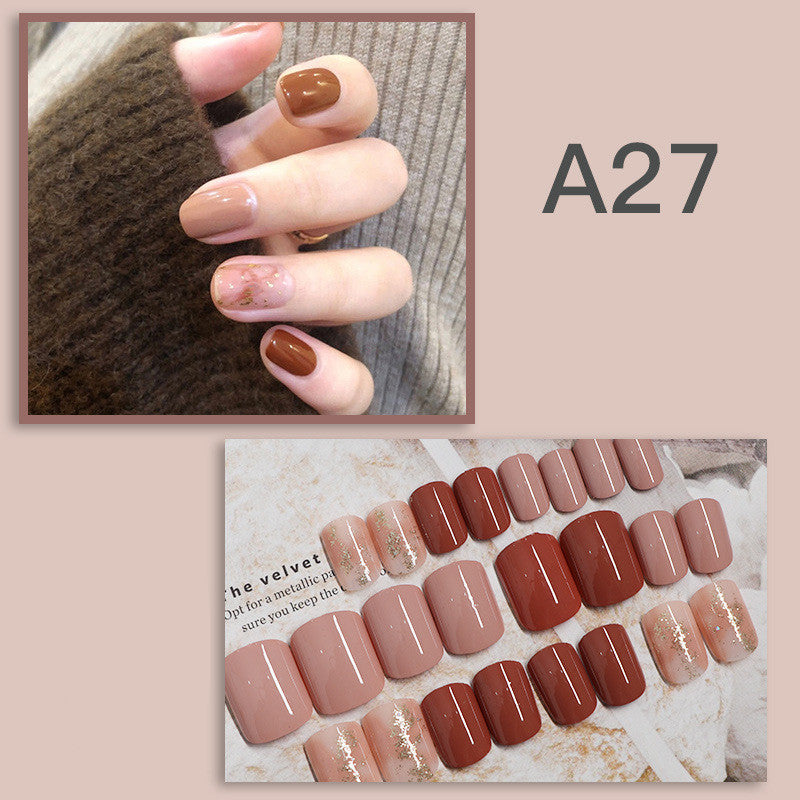 Wearable Manicure Wearable Removable 24 Pieces