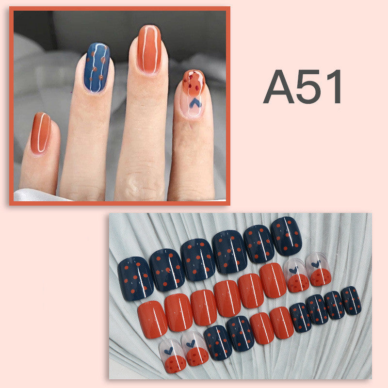 Wearable Manicure Wearable Removable 24 Pieces