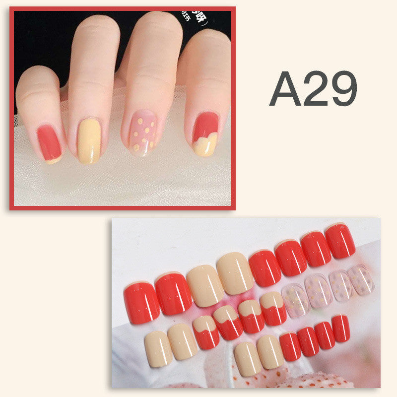 Wearable Manicure Wearable Removable 24 Pieces