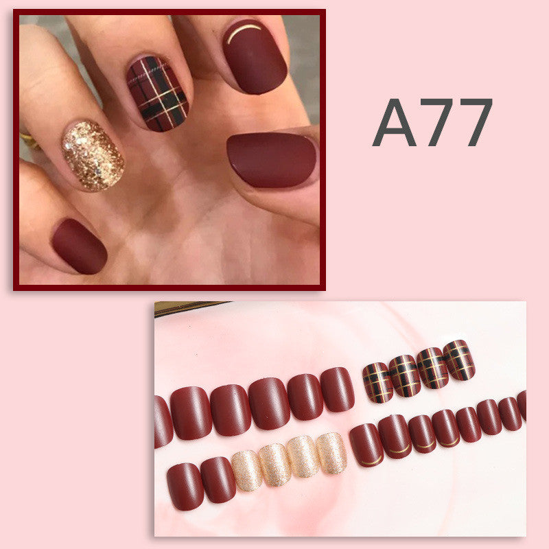 Wearable Manicure Wearable Removable 24 Pieces
