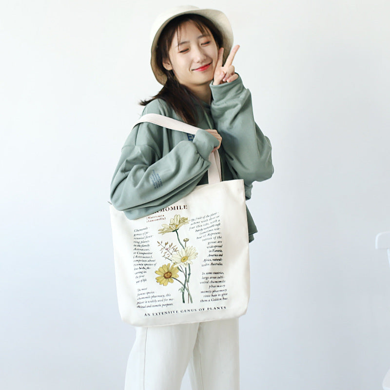 Canvas Bag Women'S Shoulder Bag New Fashion Korean Cotton Bag