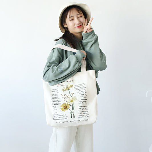 Canvas Bag Women'S Shoulder Bag New Fashion Korean Cotton Bag