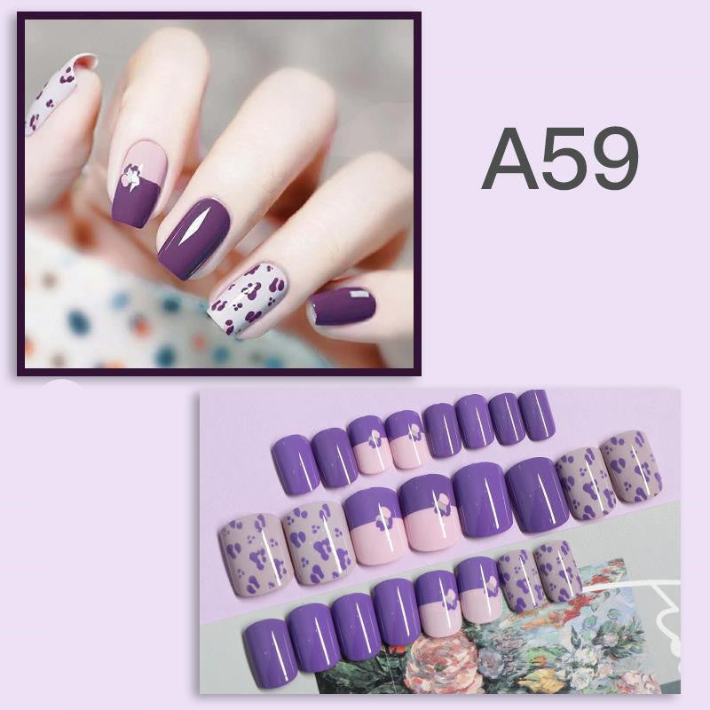Wearable Manicure Wearable Removable 24 Pieces