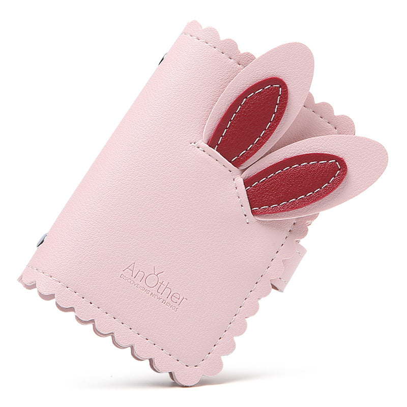 Anti-Degaussing Card Holder Compact Card Case Wallet Women'S Ultra-Thin Large Capacity