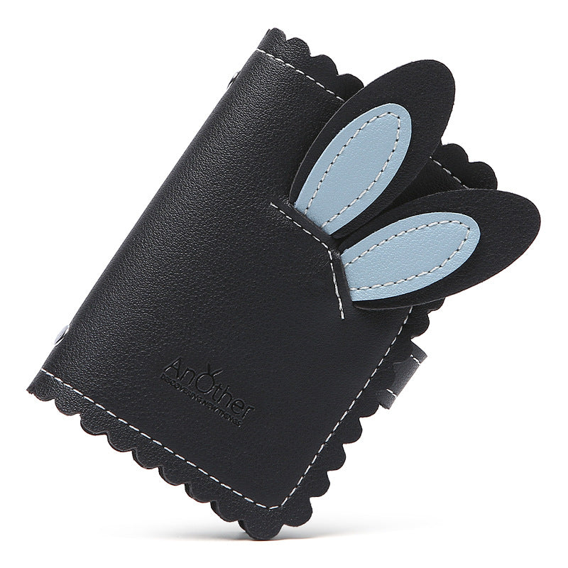Anti-Degaussing Card Holder Compact Card Case Wallet Women'S Ultra-Thin Large Capacity