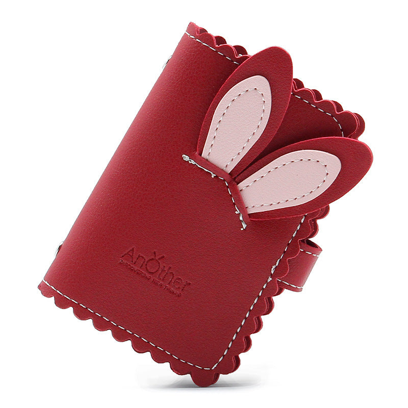 Anti-Degaussing Card Holder Compact Card Case Wallet Women'S Ultra-Thin Large Capacity