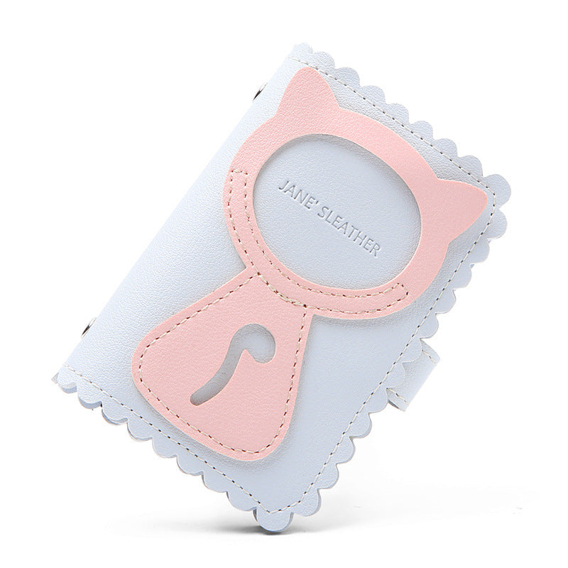 Anti-Degaussing Card Holder Compact Card Case Wallet Women'S Ultra-Thin Large Capacity