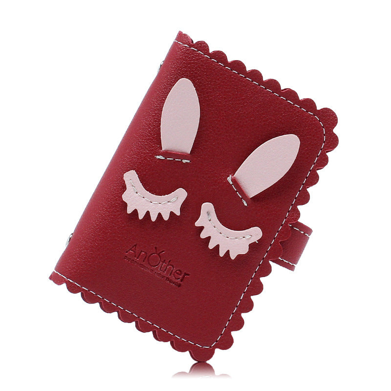 Anti-Degaussing Card Holder Compact Card Case Wallet Women'S Ultra-Thin Large Capacity