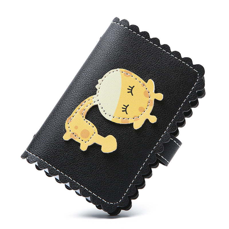 Anti-Degaussing Card Holder Compact Card Case Wallet Women'S Ultra-Thin Large Capacity