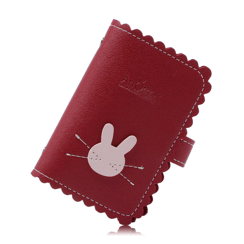 Anti-Degaussing Card Holder Compact Card Case Wallet Women'S Ultra-Thin Large Capacity