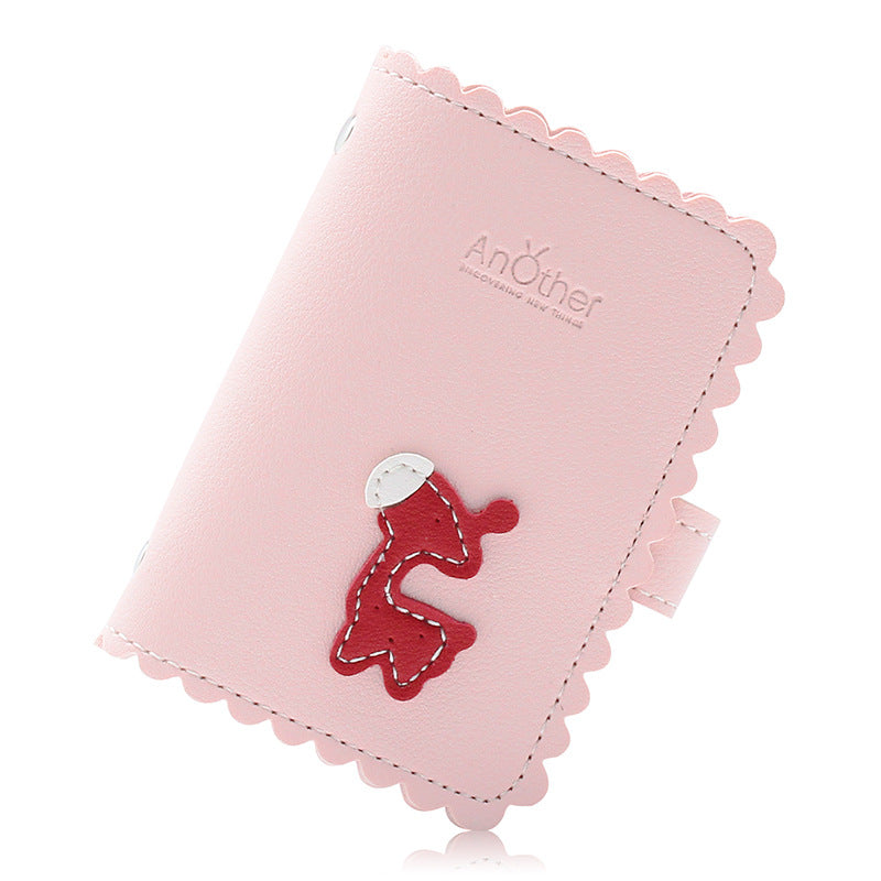 Anti-Degaussing Card Holder Compact Card Case Wallet Women'S Ultra-Thin Large Capacity