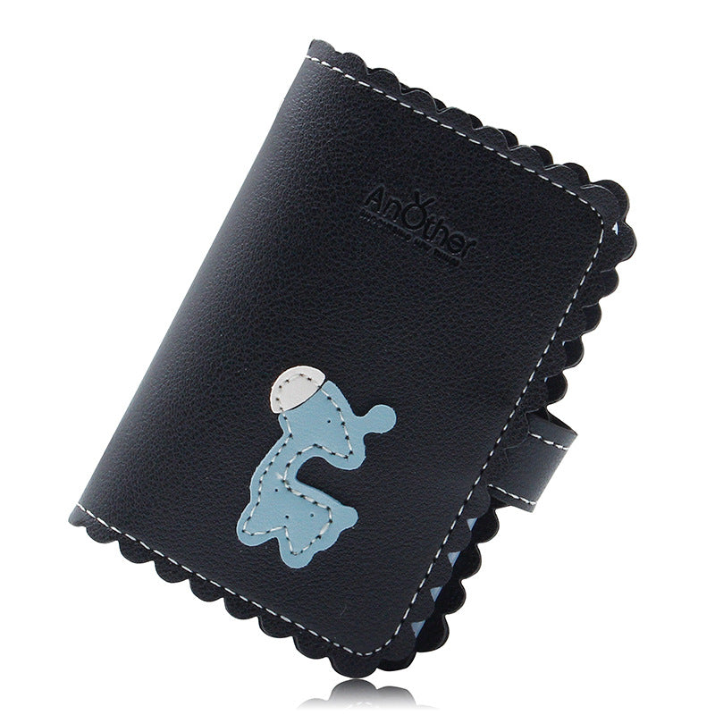 Anti-Degaussing Card Holder Compact Card Case Wallet Women'S Ultra-Thin Large Capacity