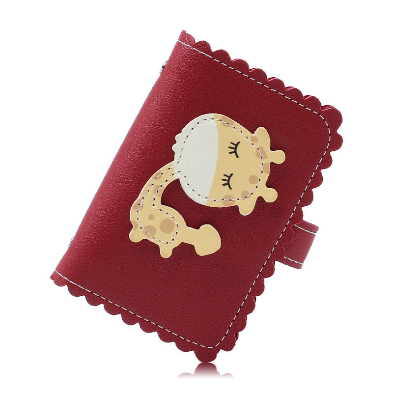 Anti-Degaussing Card Holder Compact Card Case Wallet Women'S Ultra-Thin Large Capacity