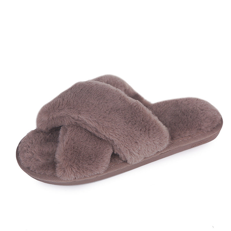Hjemmefutter i bomuld, skridsikre, pelset inderstof