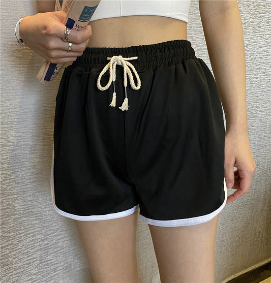 Can Be Worn Outside Casual All-match Pants High Waist And Thin Wide-leg Shorts