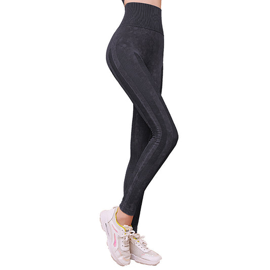 Europæiske og amerikanske sømløse leggings med høj strækbarhed