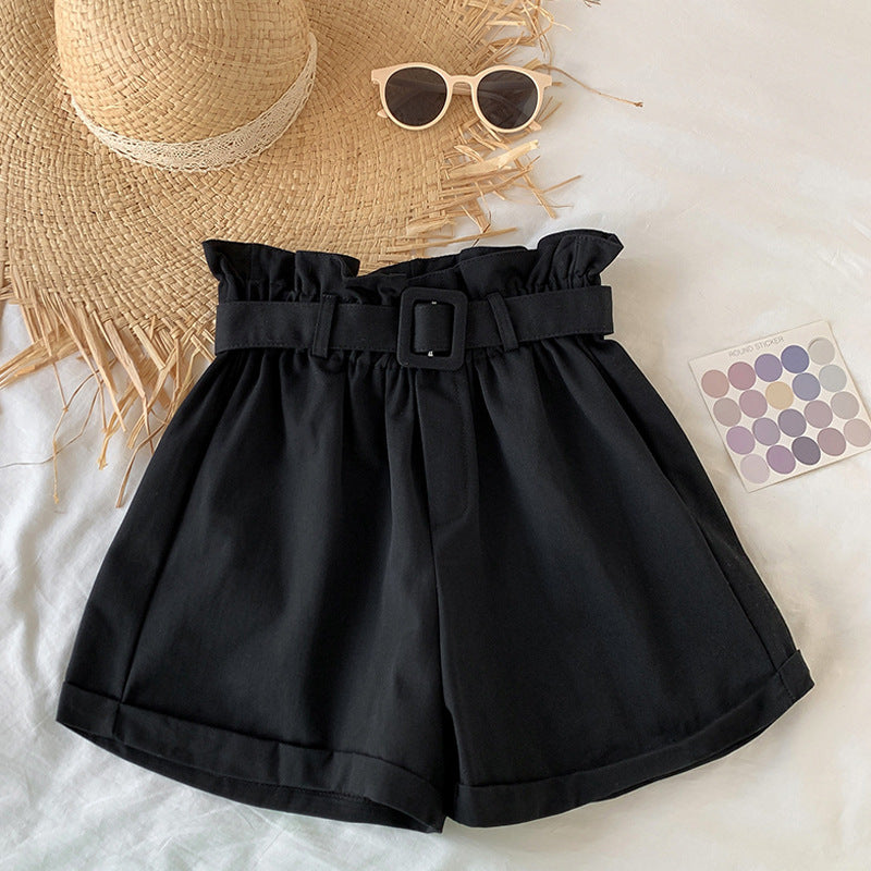 High Waist Slim Casual Shorts