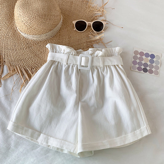 High Waist Slim Casual Shorts