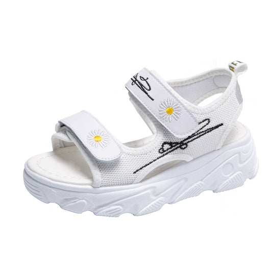 New Velcro Platform Platform Women'S Shoes Casual Beach Shoes