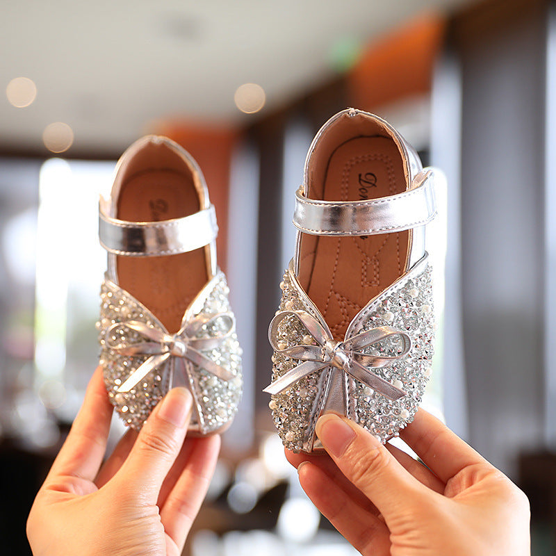 Girls Princess Shoes Spring New Baby Show Single Shoes Children's Shoes Little Girls Shoes Casual Shoes