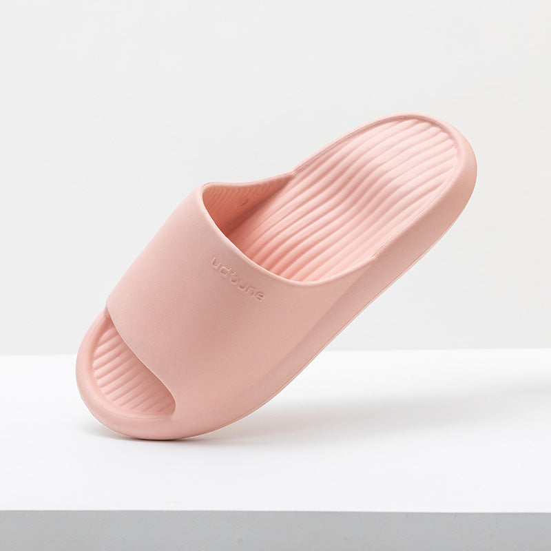 Bath Slippers Massage Wave Home Feeling Female Soft Bottom Slippers