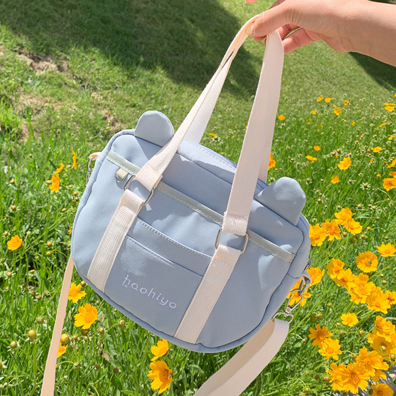 Large-Capacity Canvas Bag, Literary Messenger Bag, High School And University Textbook Handbag