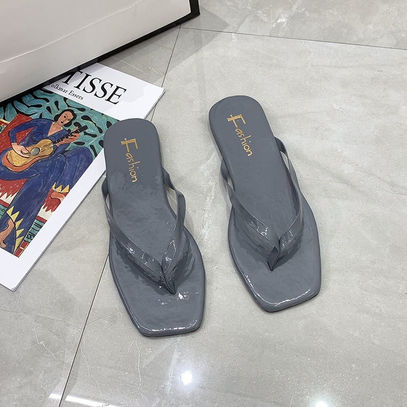 Fashion All-match Flat Flip-flops