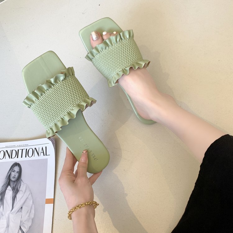 Mermaid Mouth Flat Comfortable Women's Slippers