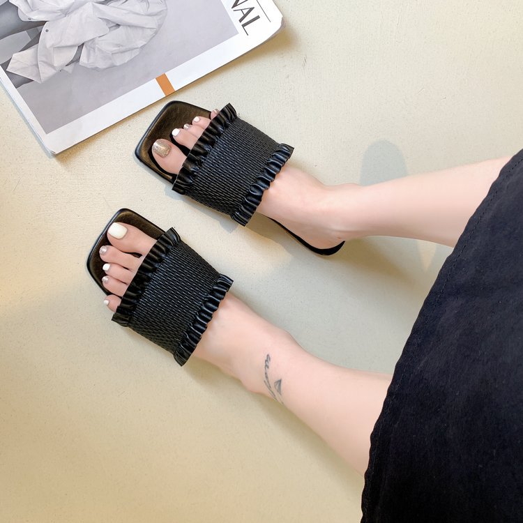 Mermaid Mouth Flat Comfortable Women's Slippers
