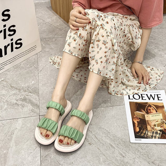 Student Korean Style Simple Sandals And Slippers