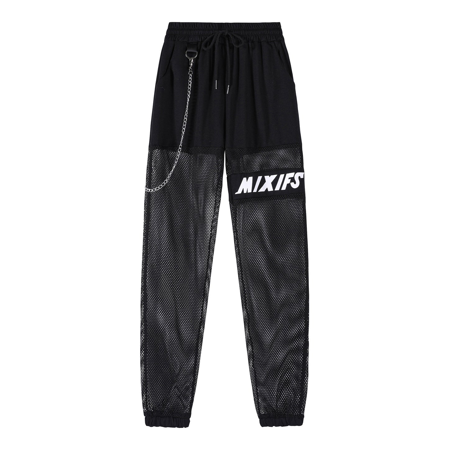 Street DS Hot Dance Dance Dixia Elastic Waist Net Pants Women Jazz Sexy Footwear Overalls